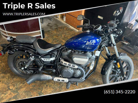 2016 Yamaha Bolt for sale at Triple R Sales in Lake City MN