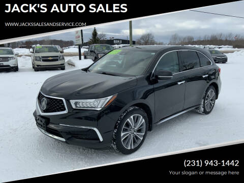 2017 Acura MDX for sale at JACK'S AUTO SALES in Traverse City MI