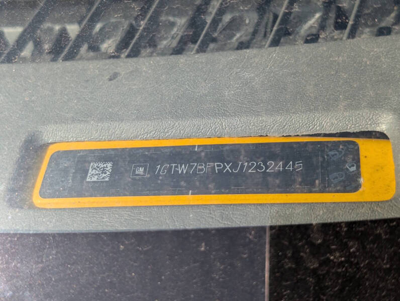 2018 GMC Savana 2500