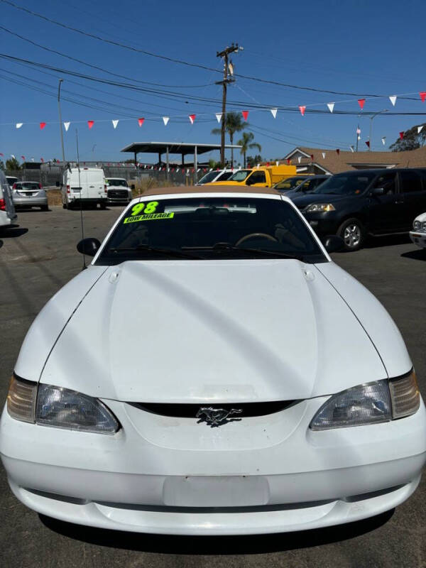 Used 1998 Ford Mustang GT with VIN 1FAFP45X8WF157211 for sale in Escondido, CA