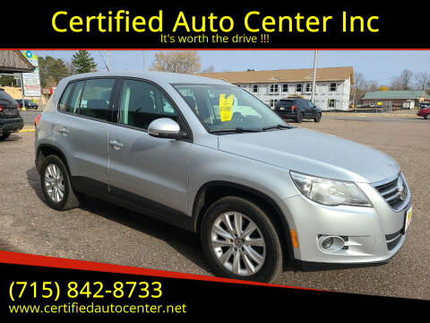 2010 Volkswagen Tiguan for sale at Certified Auto Center Inc in Wausau WI