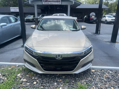 2019 Honda Accord for sale at J Franklin Auto Sales in Macon GA