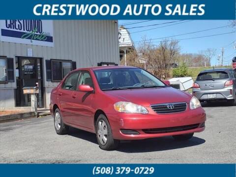 2008 Toyota Corolla for sale at Crestwood Auto Sales in Swansea MA