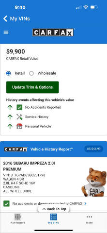 2016 Subaru Impreza 2.0i Premium