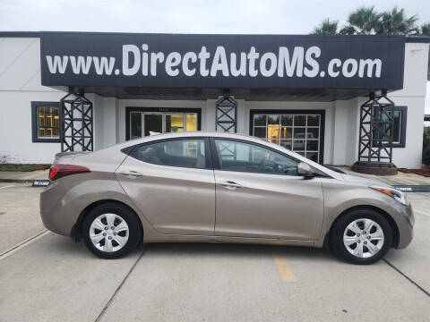 2016 Hyundai Elantra for sale at Direct Auto in Biloxi MS