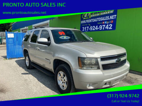 2009 Chevrolet Tahoe for sale at PRONTO AUTO SALES INC in Indianapolis IN
