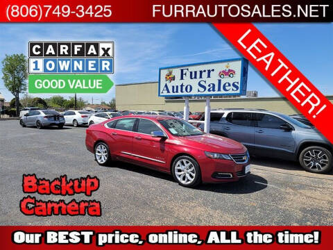 2015 Chevrolet Impala for sale at FURR AUTO SALES in Lubbock TX