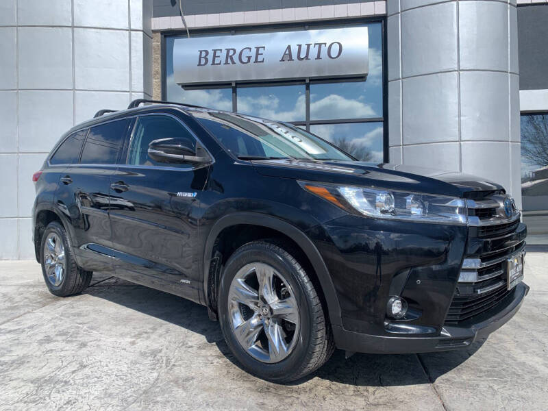 2019 Toyota Highlander Hybrid for sale at Berge Auto in Orem UT