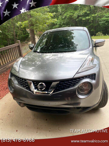 2017 Nissan JUKE for sale at TEAM AUTOMOTIVE in Valrico FL