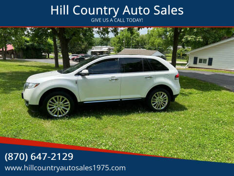 2013 Lincoln MKX for sale at Hill Country Auto Sales in Maynard AR