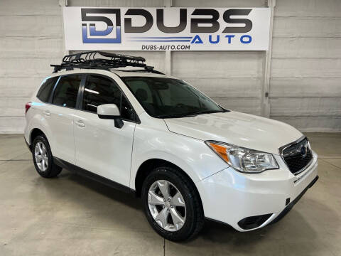 2015 Subaru Forester for sale at DUBS AUTO LLC in Clearfield UT