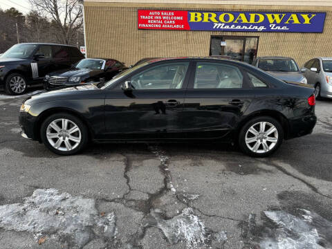 2011 Audi A4 for sale at Broadway Motoring Inc. in Ayer MA