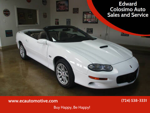 2000 Chevrolet Camaro for sale at Edward Colosimo Auto Sales and Service in Evans City PA