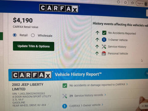 2002 Jeep Liberty Limited