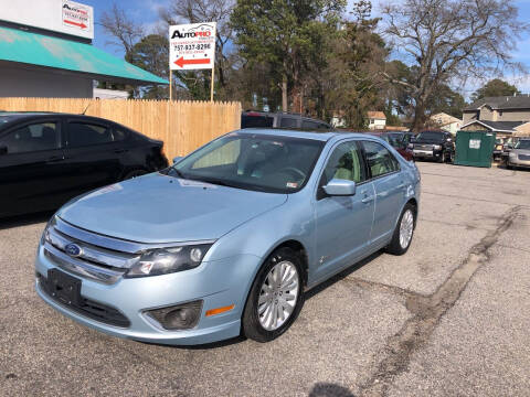 2010 Ford Fusion Hybrid for sale at AutoPro Virginia LLC in Virginia Beach VA