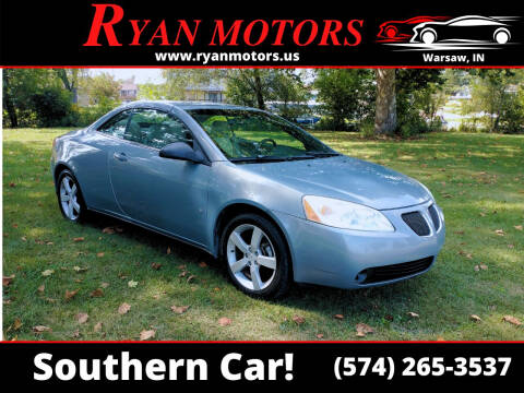 2007 Pontiac G6 for sale at Ryan Motors LLC in Warsaw IN