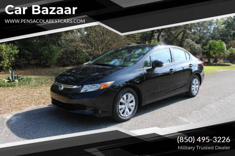 2012 Honda Civic for sale at Car Bazaar in Pensacola FL