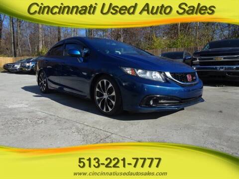 2013 Honda Civic for sale at Cincinnati Used Auto Sales in Cincinnati OH