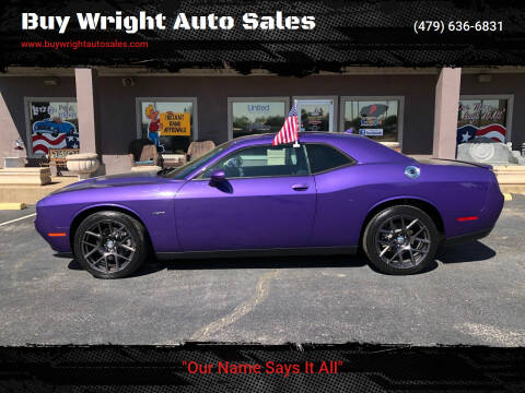 2016 Dodge Challenger for sale at Buy Wright Auto Sales in Rogers AR