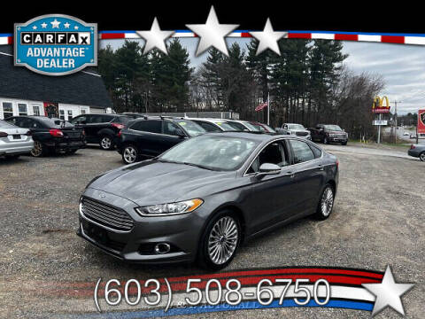 2014 Ford Fusion for sale at J & E AUTOMALL in Pelham NH