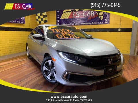 2019 Honda Civic for sale at Escar Auto - 9809 Montana Ave Lot in El Paso TX