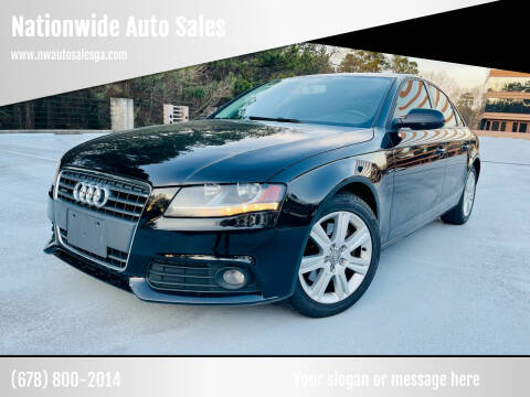 2010 Audi A4 for sale at Nationwide Auto Sales in Marietta GA
