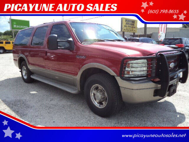 2005 Ford Excursion for sale at PICAYUNE AUTO SALES in Picayune MS