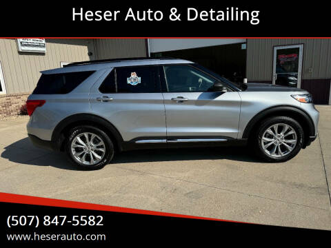 2020 Ford Explorer for sale at Heser Auto & Detailing in Jackson MN
