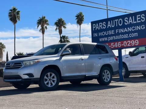 2013 Toyota Highlander for sale at PARS AUTO SALES in Tucson AZ
