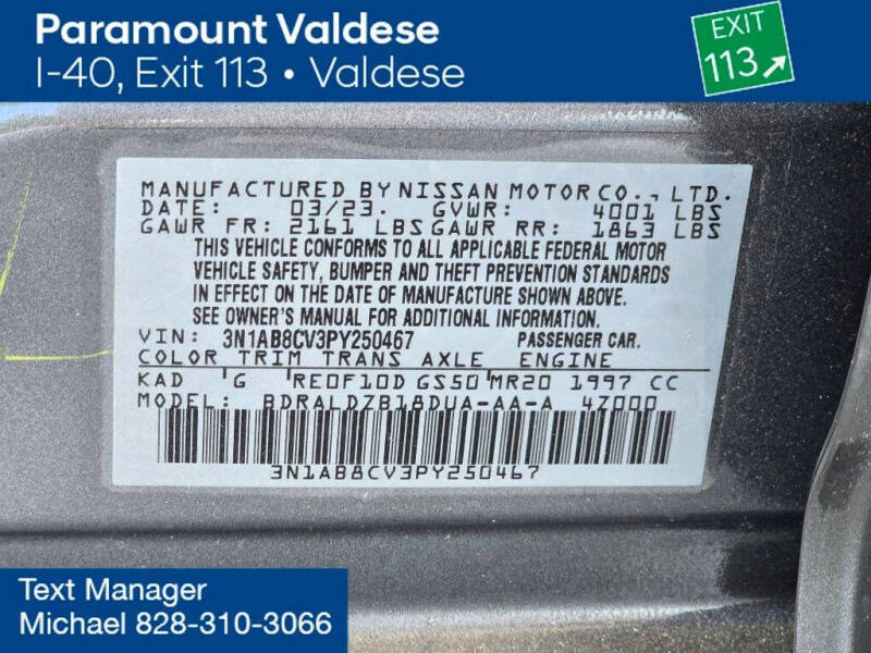 2023 Nissan Sentra SV