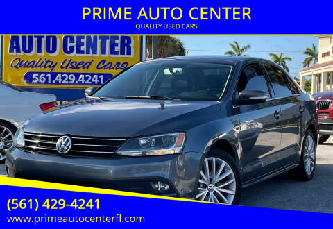2015 Volkswagen Jetta for sale at PRIME AUTO CENTER in Palm Springs FL