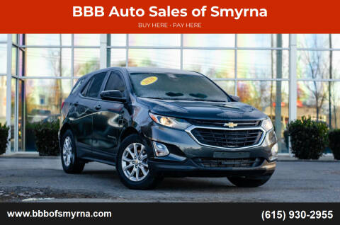 2020 Chevrolet Equinox for sale at BBB Auto Sales of Smyrna in Smyrna TN