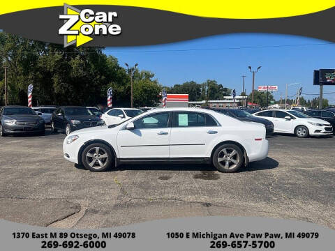 2012 Chevrolet Malibu for sale at Car Zone in Otsego MI