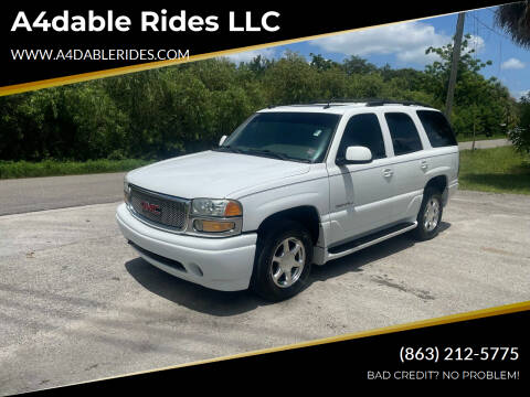 2004 GMC Yukon for sale at A4dable Rides LLC in Haines City FL