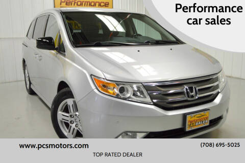 2013 Honda Odyssey for sale at Performance car sales in Joliet IL
