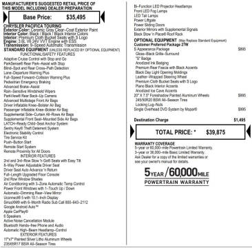 2021 Chrysler Pacifica Touring