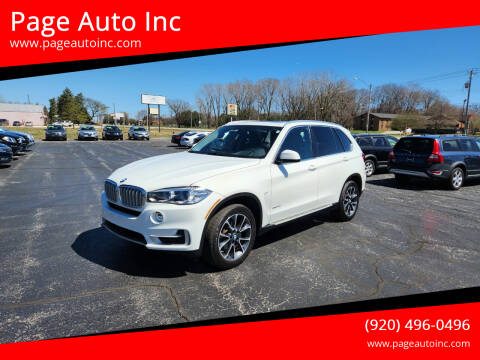 2014 BMW X5 for sale at Page Auto Inc in Green Bay WI
