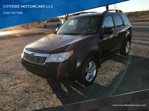 2010 Subaru Forester for sale at CITYSIDE MOTORCARS LLC in Canfield OH