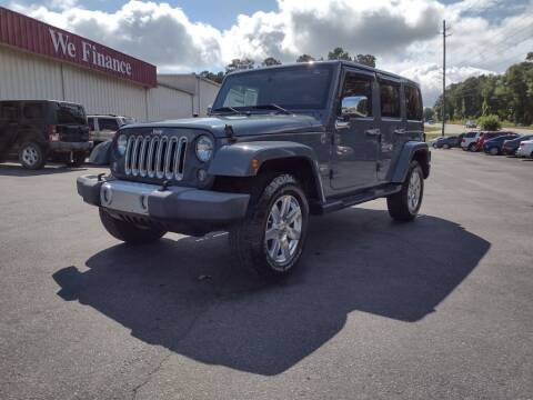 2015 Jeep Wrangler Unlimited for sale at Mathews Used Cars, Inc. in Crawford GA