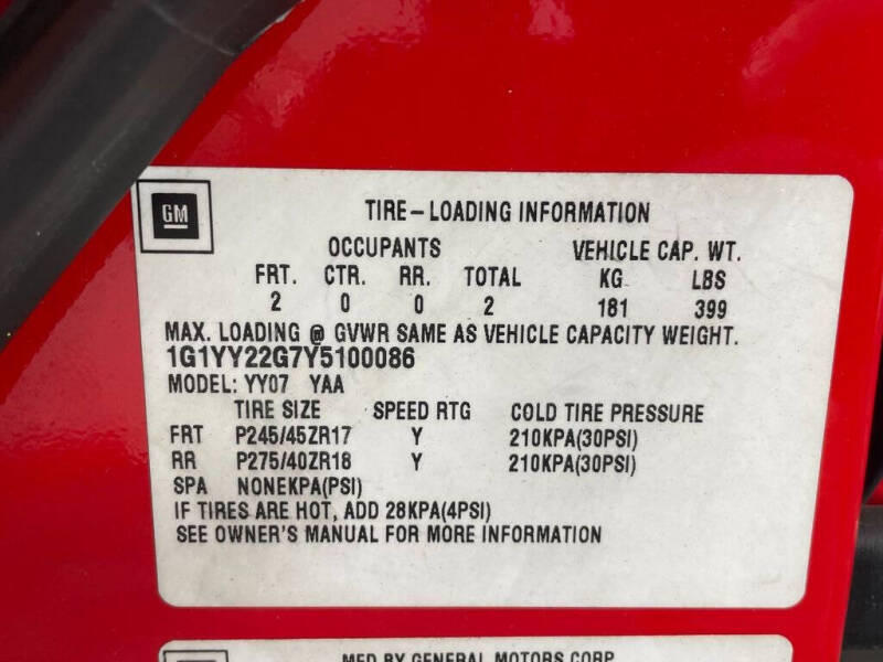 2000 Chevrolet Corvette