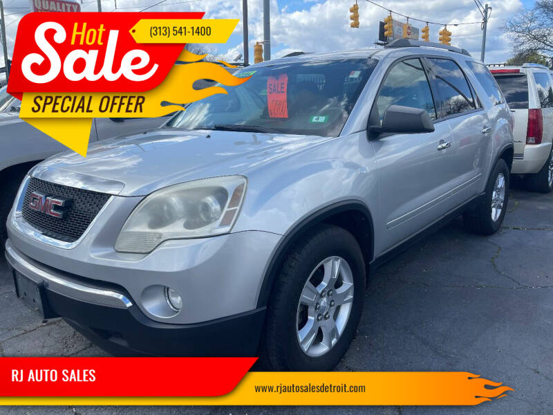 2010 GMC Acadia for sale at RJ AUTO SALES in Detroit MI