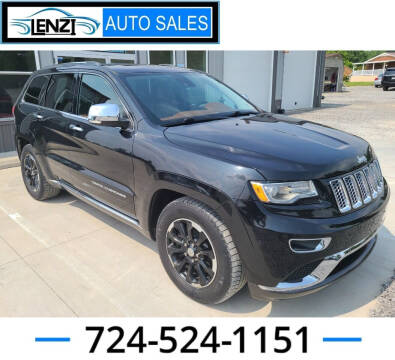 2015 Jeep Grand Cherokee for sale at LENZI AUTO SALES in Sarver PA