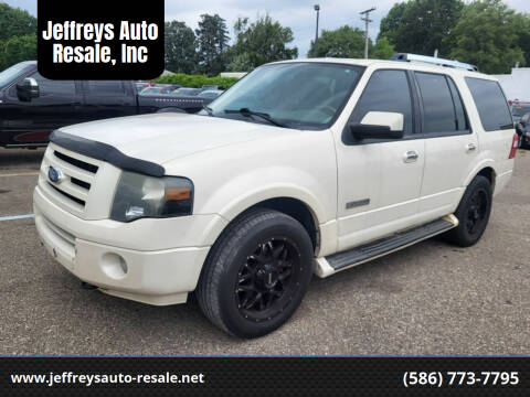 2007 Ford Expedition for sale at Jeffreys Auto Resale, Inc in Clinton Township MI