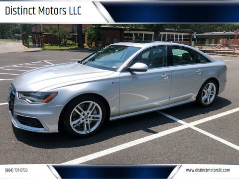 2012 Audi A6 for sale at Distinct Motors LLC in Mechanicsville VA