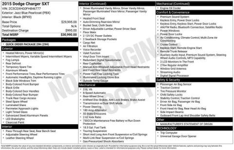 2015 Dodge Charger SXT