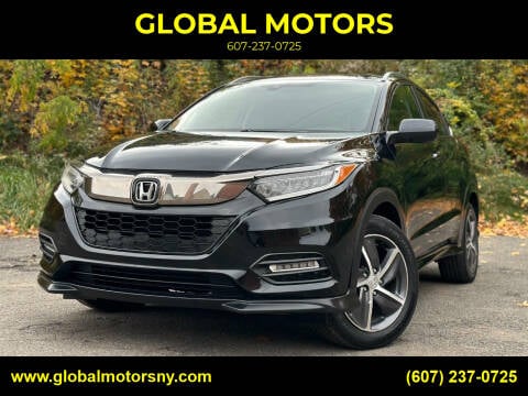 2019 Honda HR-V for sale at GLOBAL MOTORS in Binghamton NY