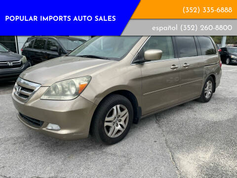 2005 Honda Odyssey for sale at Popular Imports Auto Sales - Popular Imports-InterLachen in Interlachehen FL