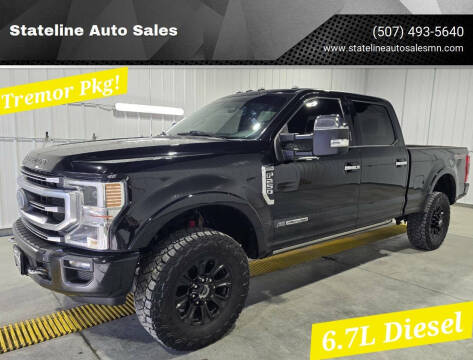 2021 Ford F-250 Super Duty for sale at Stateline Auto Sales in Mabel MN
