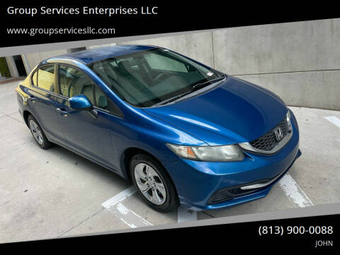 2013 Honda Civic for sale at Group Services Enterprises LLC in Tampa FL