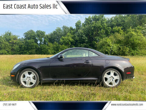 2003 Lexus SC 430 for sale at East Coast Auto Sales llc in Virginia Beach VA